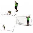 KICKSTER Portable Football Goal 3.7m x 1.8m - QUICKPLAY EU
