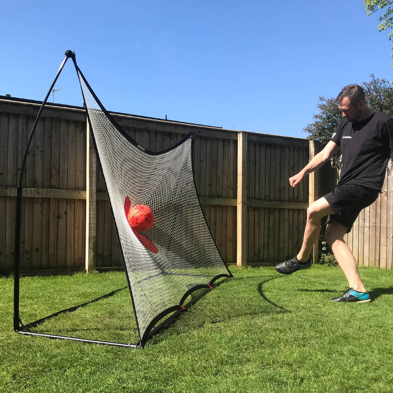 <tc>KICKSTER</tc> 2 in 1 Fußballtor/Fußball-Rebounder 240 x 150 cm