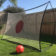 <tc>KICKSTER</tc> 2 in 1 Fußballtor/Fußball-Rebounder 240 x 150 cm