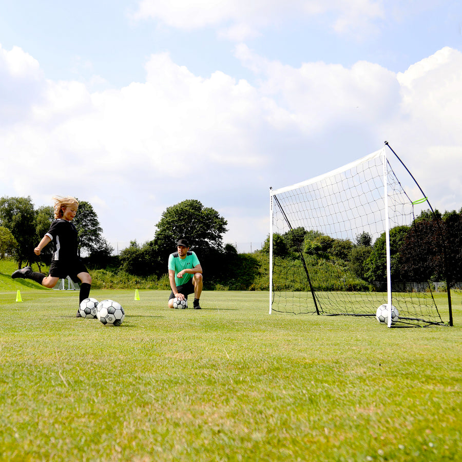 KICKSTER Tragbares Fußballtor 240 x 150 cm