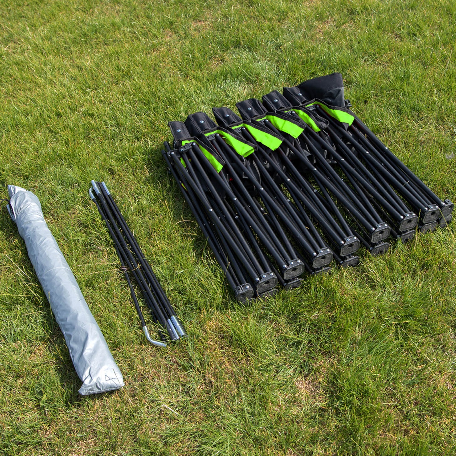 PRO Bench Shelter Auswechselbank mit Dach für 6 Spieler
