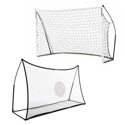 KICKSTER 2-in-1 Fu§balltor / Fu§ball-Rebounder 240 x 150 cm