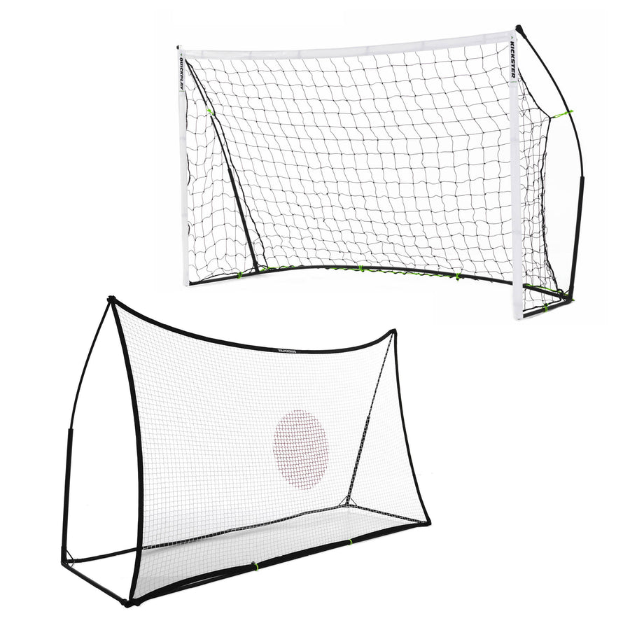 KICKSTER 2-in-1 Fußballtor und Rebounder 240 x 150 cm
