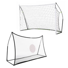 <tc>KICKSTER</tc> 2 in 1 Fußballtor / Fußball-Rebounder 2,4m x 1,5m