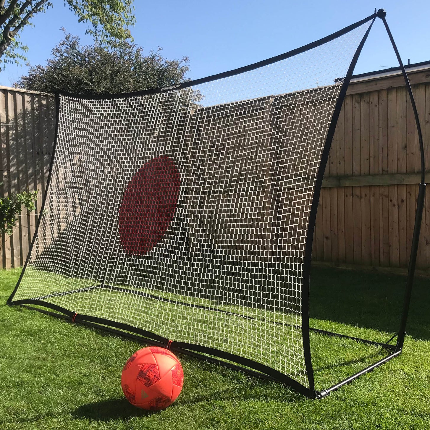KICKSTER 2-in-1 Fußballtor und Rebounder 240 x 150 cm