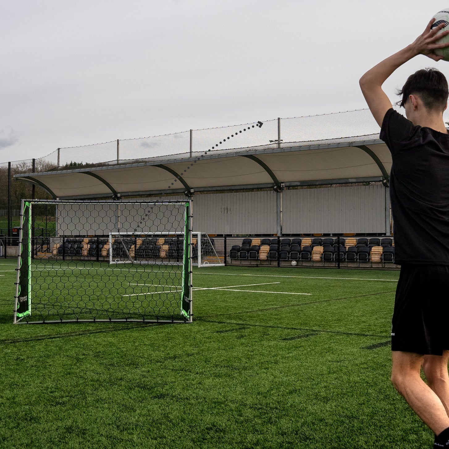 TEKKERS GS Trainer 3-in-1 Tor, Rebounder und Passwand