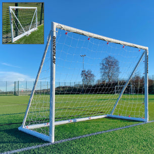 Q-FOLD Folding Football Goal 240 x 150 cm