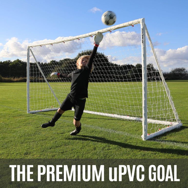 Q-FOLD Folding Football Goal 8x5'