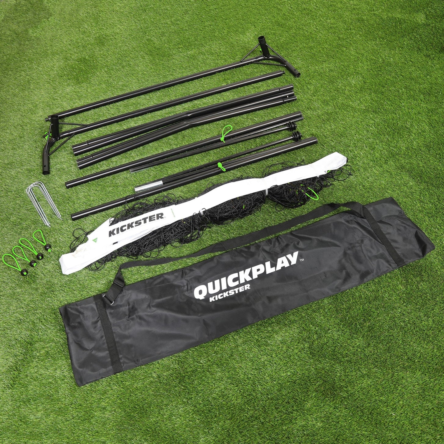KICKSTER Tragbares Fußballtor 370 x 180 cm